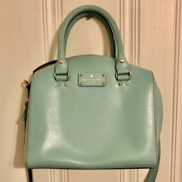 kate spade Handbags - Kate Spade “Tiffany Blue” Purse